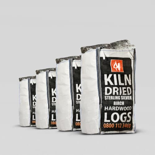 4 x Handy Sterling Silver Birch Sacks